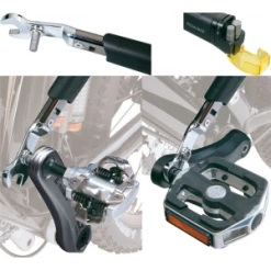 Clé à Pédales Rétractable TOPEAK PEDALBAR 15mm + 6 & 8mm Btr 5 Clé à Pédales Rétractable TOPEAK PEDALBAR 15mm + 6 & 8mm Btr -Promos Velo Sprinter Magasin cle a pedales retractable topeak pedalbar 15mm 6 8mm btr 2