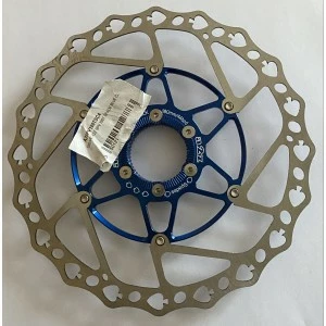 Disque De Frein A2Z Teppan-Yaki Spades 180mm Centerlock Bleu 1 Disque De Frein A2Z Teppan-Yaki Spades 180mm Centerlock Bleu