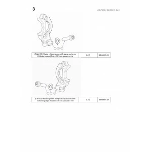 Demi Collier Droite FORMULA FD40085-20 SRAM ORO K18 K24 Puro Bianco/ Matchmaker Clamp 2 Demi Collier Droite FORMULA FD40085-20 SRAM ORO K18 K24 Puro Bianco/ Matchmaker Clamp – Image 2