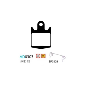 Plaquettes ASHIMA AD0303-SM Semi Metal HOPE M4 2 Plaquettes ASHIMA AD0303-SM Semi Metal HOPE M4 – Image 2