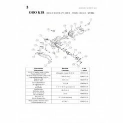 Vis De Réglage Levier FORMULA FD40064-20 ORO K18 K24 Puro Bianco / Lever Adjustement Kit -Promos Velo Sprinter Magasin vis de reglage levier formula fd40064 20 oro k18 k24 puro bianco lever adjsutement kit 2