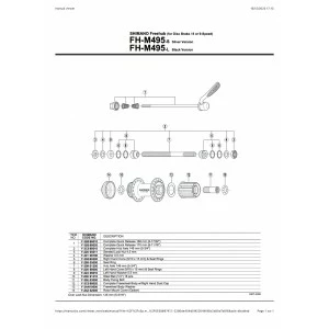 1 Corps De Roue Libre SHIMANO Y3C598020 FH-M495 Complete Freewheel Body 3 1 Corps De Roue Libre SHIMANO Y3C598020 FH-M495 Complete Freewheel Body – Image 3