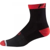 Fox Racing 1 Paire De Chaussettes FOX LOGO TRAIL SOCK DH 6" Flm Red L/XL 43/45