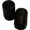 2 Bouchons De Valve BIKE PARTS Caps Shrader Noir
