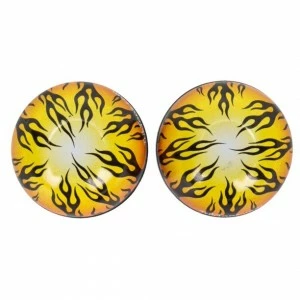 2 Bouchons De Valve TRIK TOPZ Flammes Caps Shrader Or 1 2 Bouchons De Valve TRIK TOPZ Flammes Caps Shrader Or