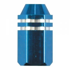 2 Bouchons De Valve TRIK TOPZ Hex Caps Shrader Bleu 1 2 Bouchons De Valve TRIK TOPZ Hex Caps Shrader Bleu