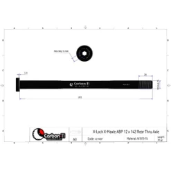 Carbon-Ti Axe De Cadre CARBON TI X-Lock X-Maxle ABP 192mm ((Trek, Devinci Split Pivot)) -Promos Velo Sprinter Magasin axe de cadre carbon ti x lock x maxle abp 192mm trek 2014 2016 2
