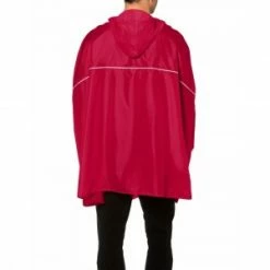 Cape De Pluie / Poncho VAUDE VALDIPINO T. M/L/XL Rouge (Indian Red) -Promos Velo Sprinter Magasin cape de pluie poncho vaude valdipino t mlxl rouge indian red 3