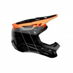 Casque Intégral 100% AIRCRAFT DARKBLAST Carbon Mips XL 61/62cm Noir & Orange