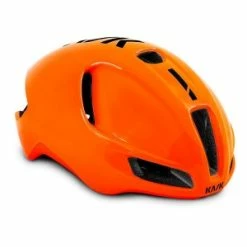 Casque Route KASK UTOPIA L 59-62cm Orange Fluo & Noir -Promos Velo Sprinter Magasin casque route kask utopia l 59 62cm orange fluo noir 1 2