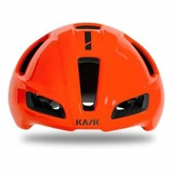 Casque Route KASK UTOPIA L 59-62cm Orange Fluo & Noir -Promos Velo Sprinter Magasin casque route kask utopia l 59 62cm orange fluo noir 1 4