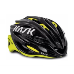 Casque Route KASK VERTIGO 2.0 L 59-62cm Noir Et Jaune