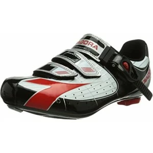 Chaussures Route DIADORA TORNADO P.40 Blanc Noir & Rouge 3 Chaussures Route DIADORA TORNADO P.40 Blanc Noir & Rouge – Image 3
