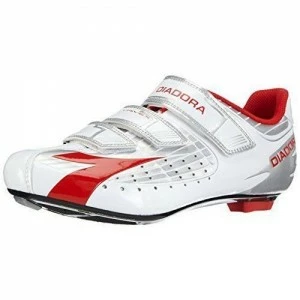 Chaussures Route DIADORA TRIVEX P.45/46 Argent Blanc & Rouge 1 Chaussures Route DIADORA TRIVEX P.45/46 Argent Blanc & Rouge