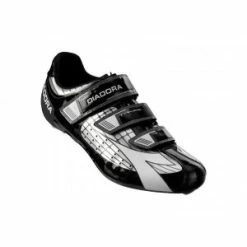 Chaussures Route DIADORA TRIVEX P.46 Argent Noir & Blanc