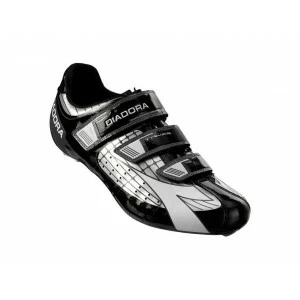 Chaussures Route DIADORA TRIVEX P.46 Argent Noir & Blanc 1 Chaussures Route DIADORA TRIVEX P.46 Argent Noir & Blanc