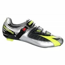 Chaussures Route DIADORA PRORACER 3 P.40/41/42/44/45/46/47 Noir/Argent/Jaune Fluo 5 Chaussures Route DIADORA PRORACER 3 P.40/41/42/44/45/46/47 Noir/Argent/Jaune Fluo -Promos Velo Sprinter Magasin chaussures route diadora vortex comp p4447 noirargentjaune fluo 2