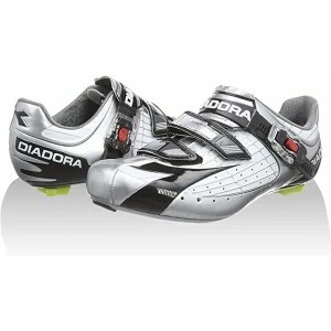 Chaussures Route DIADORA PRORACER 3 P.40/41/42/45/46/47 Blanc/Argent/Noir 2 Chaussures Route DIADORA PRORACER 3 P.40/41/42/45/46/47 Blanc/Argent/Noir – Image 2