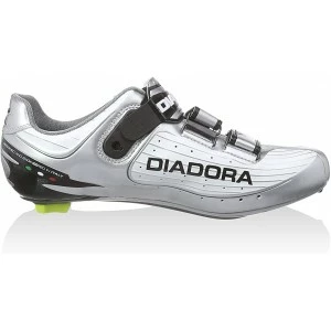 Chaussures Route DIADORA PRORACER 3 P.40/41/42/45/46/47 Blanc/Argent/Noir 4 Chaussures Route DIADORA PRORACER 3 P.40/41/42/45/46/47 Blanc/Argent/Noir – Image 4