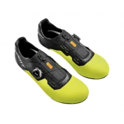 Chaussures Route DMT KR4 P.42 Noir & Jaune Fluo / Serrages BOA -Promos Velo Sprinter Magasin chaussures route dmt kr4 p42 noir jaune fluo serrages boa 2