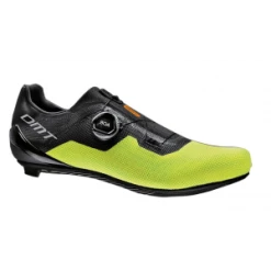 Chaussures Route DMT KR4 P.42 Noir & Jaune Fluo / Serrages BOA