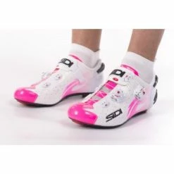 Chaussures Route Femme SIDI WIRE Carbon Air Woman P. 38 Blanc & Rose Fluo -Promos Velo Sprinter Magasin chaussures route femme sidi wire carbon air woman p 38 blanc rose fluo 2