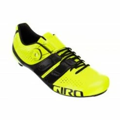 Chaussures Route GIRO FACTOR TECHLACE P.40 Jaune Fluo & Noir