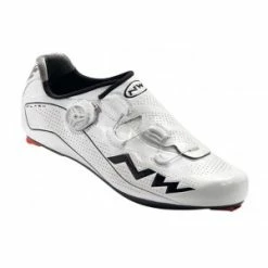Chaussures Route NORTHWAVE FLASH CARBON P.44/45 Blanc Spd & Speedplay