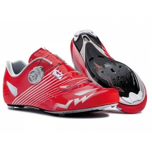 Chaussures Route NORTHWAVE TORPEDO PLUS P.46 Rouge & Blanc 1 Chaussures Route NORTHWAVE TORPEDO PLUS P.46 Rouge & Blanc