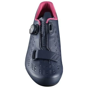 Chaussures Route SHIMANO RP9 Boa P.40/41/42/43 Bleu Navy (& Rose) 2 Chaussures Route SHIMANO RP9 Boa P.40/41/42/43 Bleu Navy (& Rose) – Image 2