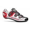 Chaussures Route SIDI GENIUS 7 P.45 Blanc Noir & Rouge