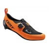 Chaussures Triathlon/Route DMT KT1 P.43 Orange & Noir / Carbone Serrages BOA