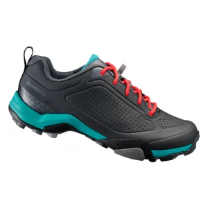 Chaussures VTT Femme SHIMANO MT3 Women P.36/42/43 Noir & Vert 1 Chaussures VTT Femme SHIMANO MT3 Women P.36/42/43 Noir & Vert