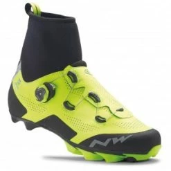 Chaussures VTT Hiver NORTHWAVE RAPTOR ARCTIC GTX P.42 Jaune Fluo & Noir Gore-tex