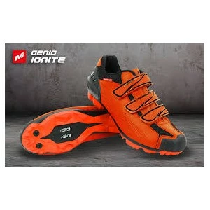 Chaussures VTT MASSI GENIO IGNITE P.41/42 Orange Fluo 2 Chaussures VTT MASSI GENIO IGNITE P.41/42 Orange Fluo – Image 2