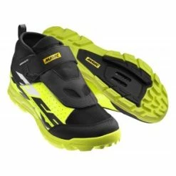 Chaussures VTT MAVIC DEEMAX ELITE 40 Noir & Jaune Fluo