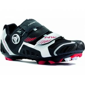 Chaussures VTT NORTHWAVE NIRVANA P.41 Noir/Blanc/Rouge 1 Chaussures VTT NORTHWAVE NIRVANA P.41 Noir/Blanc/Rouge