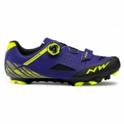 Chaussures VTT NORTHWAVE ORIGIN PLUS P.42 Bleu & Jaune Fluo