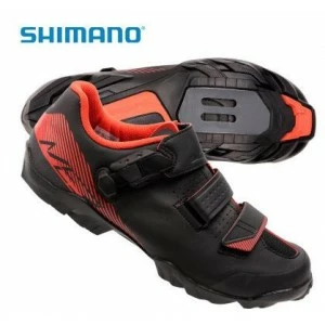 Chaussures VTT SHIMANO ME3 P.41/46/47 Noir & Orange 2 Chaussures VTT SHIMANO ME3 P.41/46/47 Noir & Orange – Image 2