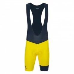 Cuissard Court LE COQ SPORTIF Bib Short Premium N°2 Tour De France T.S/M/XL/XXL Jaune & Bleu