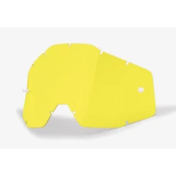 Ecran De Remplacement 100% RACECRAFT ACCURI STRATA Jaune Anti-buée