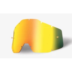 Ecran De Remplacement 100% RACECRAFT ACCURI STRATA Or Miroir Anti-buée