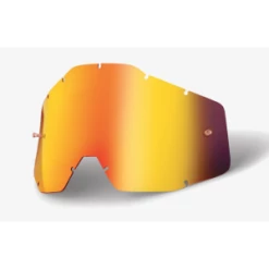 Ecran De Remplacement 100% RACECRAFT ACCURI STRATA Rouge Miroir Anti-buée