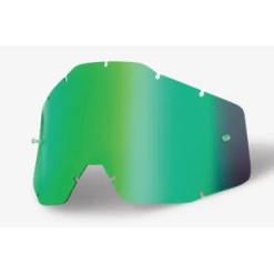 Ecran De Remplacement 100% RACECRAFT ACCURI STRATA Vert Miroir Anti-buée