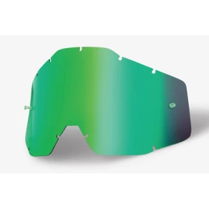 Ecran De Remplacement 100% RACECRAFT ACCURI STRATA Vert Miroir Anti-buée 1 Ecran De Remplacement 100% RACECRAFT ACCURI STRATA Vert Miroir Anti-buée