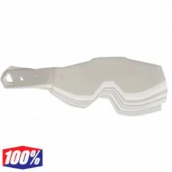 Ecran De Remplacement + 20 Tear Off 100% RACECRAFT ACCURI STRATA Transparent Anti-buée -Promos Velo Sprinter Magasin ecran de remplacement 20 tear off 100 racecraft accuri strata transparent anti buee 1