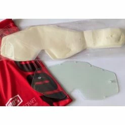 Ecran De Remplacement + 20 Tear Off 100% RACECRAFT ACCURI STRATA Transparent Anti-buée