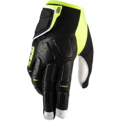 Gants 100% SIMI GLOVE Black Lime T. M/L