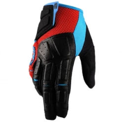Gants 100% SIMI GLOVE Red Cyan T. S/M/XL