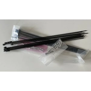 Kit 24 Rayons SHIMANO XTR M965R 12x252mm + 12x272mm 1 Kit 24 Rayons SHIMANO XTR M965R 12x252mm + 12x272mm